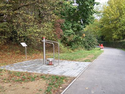 Fitnessgerät im Stadtteilpark